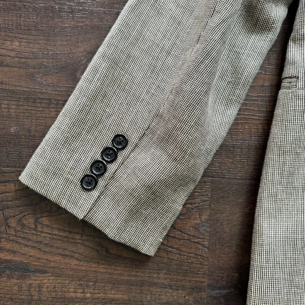 Lauren Ralph Lauren 2-Button Jacket Versatile Office Attire Beige 6 - Picture 3 of 9